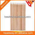 mini promotion gift natural wood color pencil set
